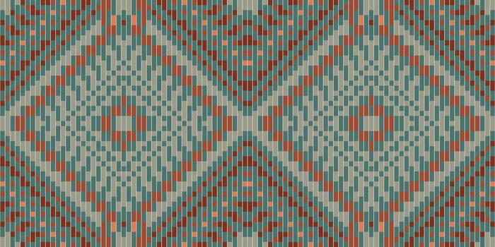 Colorful geometric diamond pattern vector